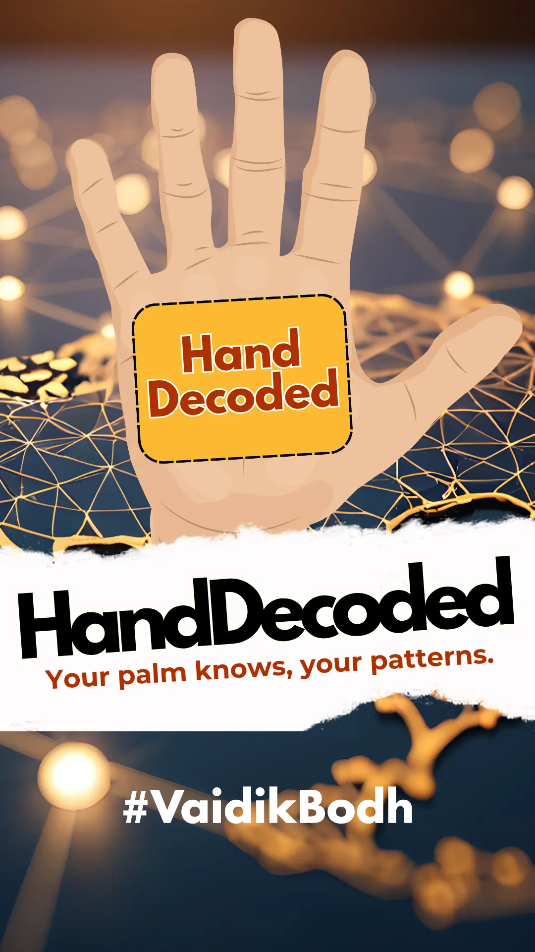 Palmistry image for the Hand Decoded series.